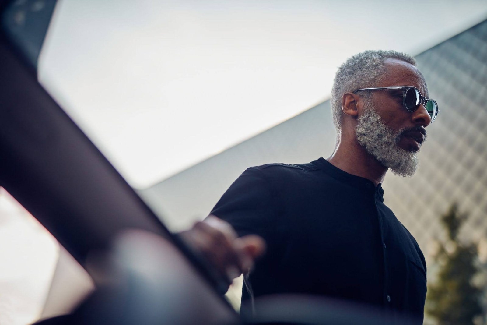 Audience moodboard — man in car