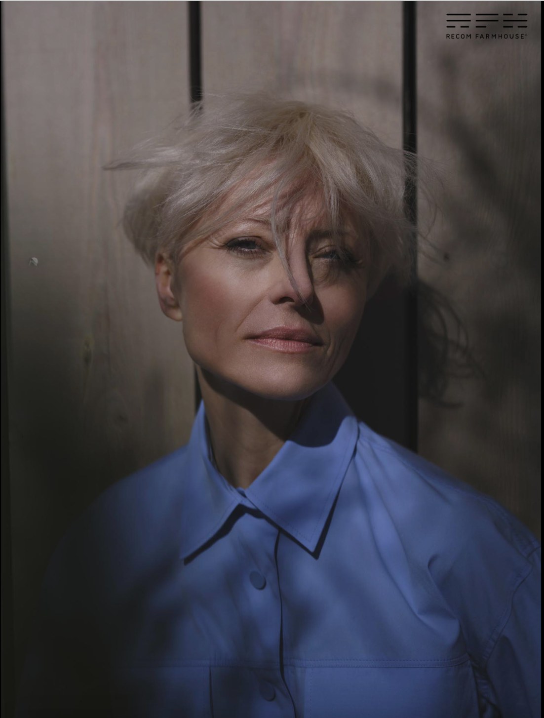 Audience moodboard — blonde portrait