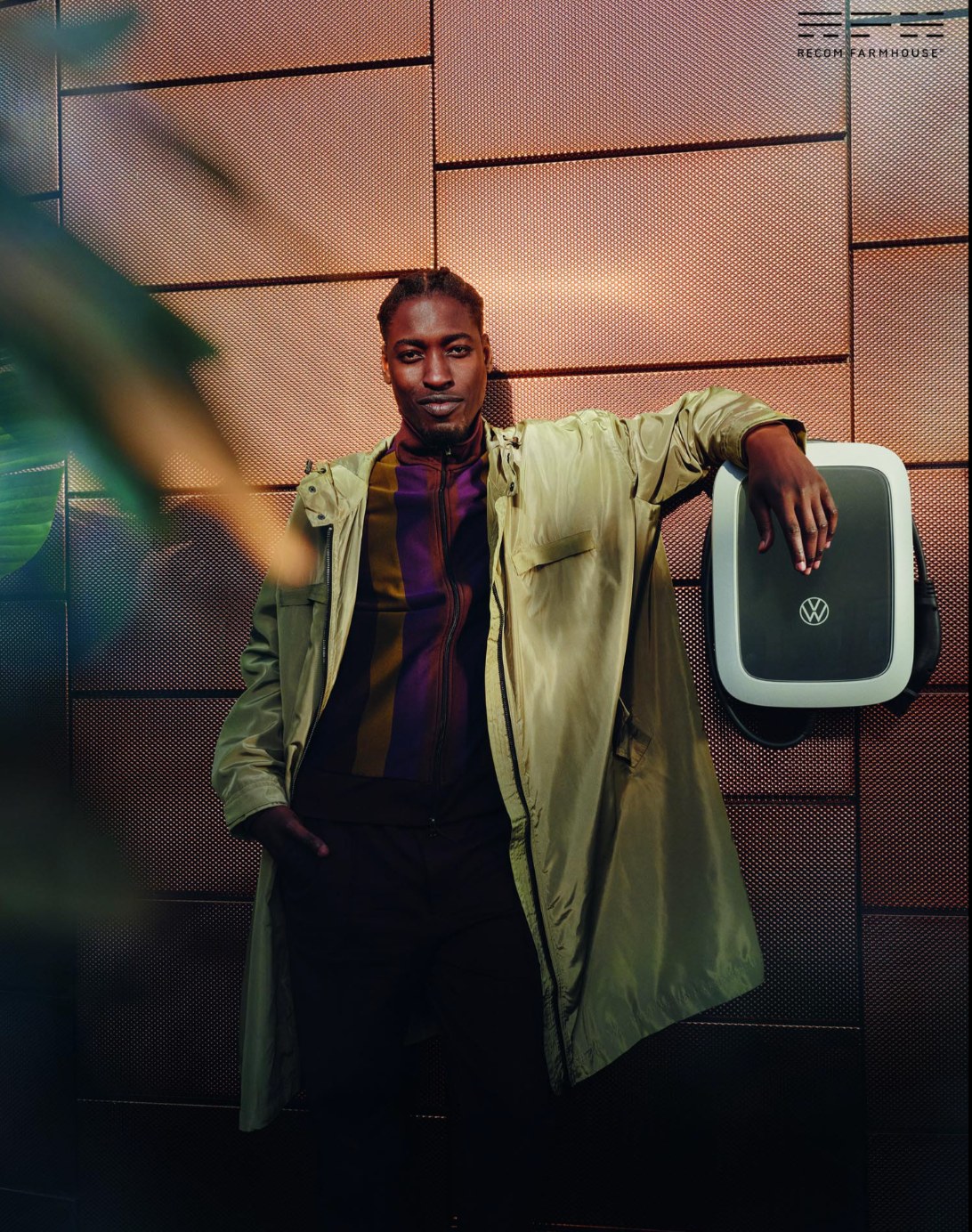 Audience moodboard — man with EV charger